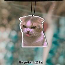 Car Air Fresheners - Cute Cat Faces Freshener Hanging 2.76in Ornaments Refresh Air Fragrant Pendant Essential Gift For 2D Flat Car Accessories Decoration Interior Home Household Long-Lasting Scent - Cute Cat Faces - View 9