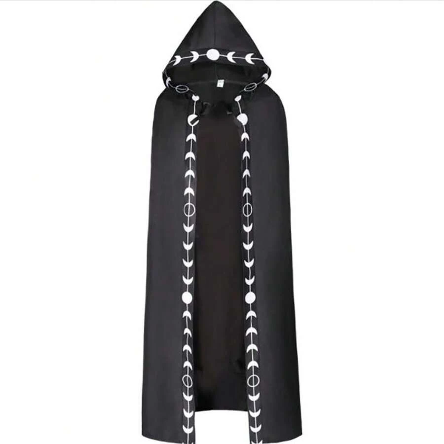 Stage Dance Wear - Printed Cape In Black - View 1