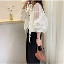 Spring Clothing, Tops, Polka Dot Hoodie, American Military Camouflage Pattern, Cropped, Women's, Double Zipper, Short Length, Oversized, Loose Fit, Slimming Effect, Street Style, Sweet And Edgy, Retro, Casual, Cute For Adults. - 白色 - 查看 2