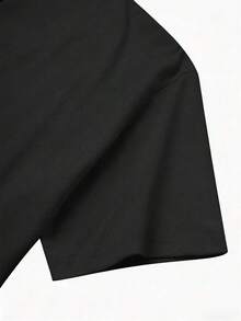 Women's Casual Short-Sleeved Crew Neck T-Shirt With A Relaxed Fit, Pullover Style. Made From 100% Cotton, It's Comfortable, Breathable, Machine Washable, And Easy To Care For. It Features A Simple Yet Stylish "Brooklyn New York" Print. This New Summer 2026 Blouse Is Perfect For Travel And Everyday Wear, And Is Designed Specifically For Women. Y2Y-Summer Clothing - 黑色 - 查看 4