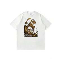 Camiseta informal con estampado Y2KAttacks-On-Titan-Annie-Leonhart-Female-Titan-Form-Anime 2026 Japanese Anime Men's T-Shirts Funny Cute Cartoon Women T-Shirt Short-Sleeved T-Shirts Graphic Tees Kawaii Printed T-Shirts Graphic T-Shirts Crew Neck 100% Cotton,Camisetas de dibujos animados para mujer,Prenda masculina de moda,Camisetas de anime japonés para hombre,Bonita camiseta estampada - Blanco - Ver 7