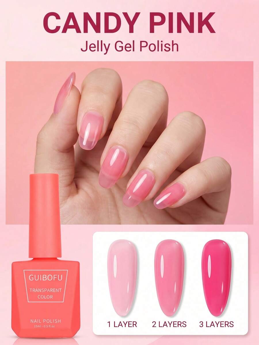 011 Lavender Purple Translucent Nail Gel Polish 15ml Soak Off Gel UV LED Lamp Cured 011 Lavender Purple Long Lasting 28 Days High Gloss Shiny Finish No Wipe Streak Free Self Leveling Non Damaging Removable Buildable Sheer To Opaque Smooth No Shrinkage No Bubbles No Sticky Residue Salon Quality Professional Grade Low Odor Healthy Formula HEMA Free Salon Professional Use - Clear - View 1