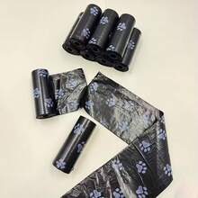 Count Black Pet Poop Bags, Portable, Clean, For Cars, Small Trash Cans, Replaceable Original Trash Bags, Pet-Specific Trash Bags, Leak-Proof Pet Poop Bags, Suitable For Outdoor Dog Walking, Smart Outdoor Pet Poop Bags. - Black - View 9