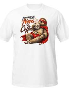 Erhero Other T1S1Hirt, Powered By Naps Coffee Graphic T1EE - Putih - View 1