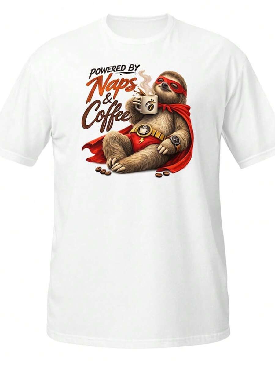 Erhero Other T1S1Hirt, Powered By Naps Coffee Graphic T1EE - Putih - View 1