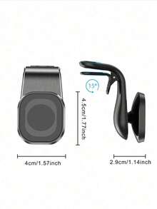 Innovative Magnetic Car Phone Holder, 7L-Type Strong Magnet Air Vent Mount, Magnetic Air Vent Phone Holder With Gravity Sensing Adsorption Design. Suitable For GPS Navigation Smartphones, Compatible With IPhone And Other Mobile Devices. - Magnetic Type - View 12