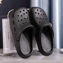 1pc Water-Friendly Amphibious Men's Beach Sandals, Thick Non-Slip Breathable Shoes, Travel Essential Gift, Soft & Wet Conqueror - Men's Slippers - View 3