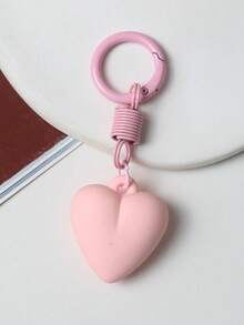1pc Women's New Faux Cake Keychain PU Heart Key Chain Pendant Bag Charm Key Ring Best Party Gift Jewelry - Multicolor - View 16