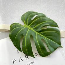 人造植物窗帘绑带，无需钻孔，龟叶图案窗帘绑带 - 优雅的DIY家居装饰配件，轻松整理窗帘，波西米亚风格点缀，多功能收纳带 - 2pcs - 查看 3