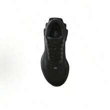 ALO Yoga Runner Round Toe Lace-Up Low-Top Running Shoes, Unisex - Black - View 4