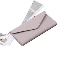 Pointer jumping Ví nữ dài tua rua thời trang, giảm giá 30%, dung tích lớn đựng tiền xu và thẻ, phù hợp cho nữ sinh, ví cầm tay. - Nhiều màu - Xem 10