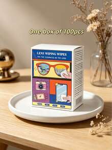 100pcs Anti-Fog Glasses Cleaning Wipes, Wet Wipes, Anti-Fog Agents, Disposable Lens Cleaning Cloth, Camera Lens, Long-Lasting Cleaning Wet Wipes For Computer Screen, Mobile Phone Screen, Mirror, Glass, Travel Essential - Multicolor 3 - View 9
