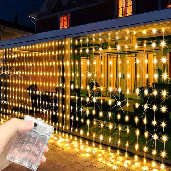 Dây đèn LED chạy bằng pin, tạo hiệu ứng ánh sáng ấm áp, thích hợp trang trí cho Lễ Phục Sinh, Đám cưới, Ngày của Mẹ và các ngày lễ khác.