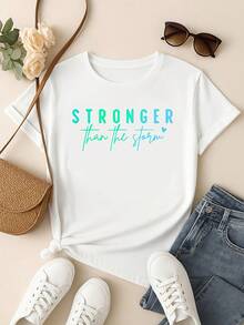 Camiseta de manga corta de cuello redondo blanco sobredimensionado de las mujeres - suave transpirable suelto uste - línea superior, minimalista casual blusa tee adecuado para el hogar, vies, S, regalo lavable a la máquinara el día de la madre y lascua, todo el año ar esencial - Blanco - Ver 2