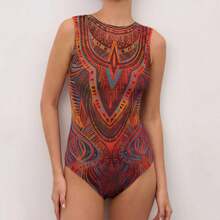 Smart Sun Protection Swimsuit For Women, New Quick-Dry Swimwear Beach Dress - Royal Blue - View 4
