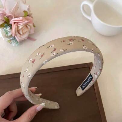 2026 New Sweet Floral Headband For Women, Daily Wear Hair Hoop, Fresh & Versatile High Crown Hair Accessory