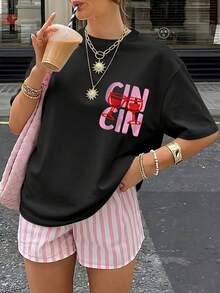 Women T-Shirts - Black - View 2