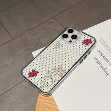 Funda de teléfono PROMAX con estampado de lunares, flores y mariquitas, adecuada como regalo de cumpleaños y Navidad para parejas, novias, hijas y adolescentes - Multicolor - Ver 5