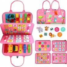 Felt Learning Board - Children's Busy Board, Early Education And Development Toy For Toddlers - Brain Stimulation Learning Board - Multicolor - View 9