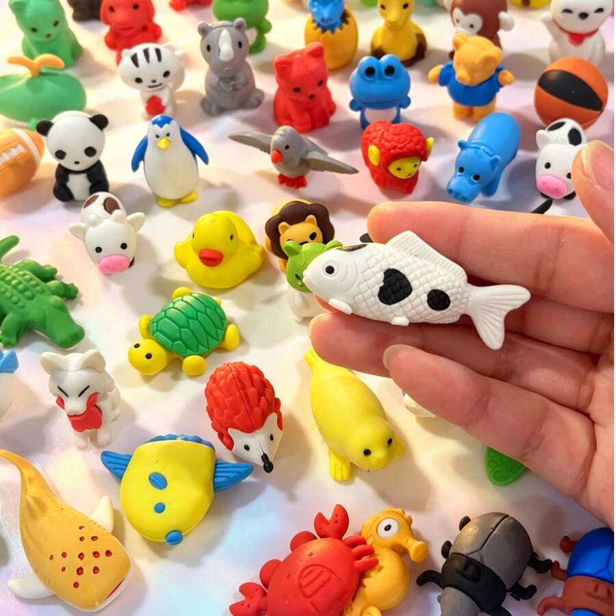 Various Mini Animal Statues, Cute Small Animal Statues, Small Statues For Home Decoration, Miniature Models, Micro Scene Shooting, Model House Accessories