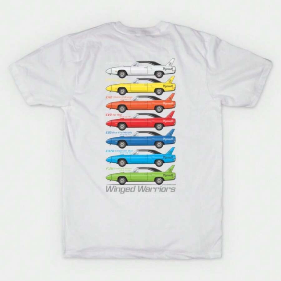 Stances - Plymouth Superbird - Unisex T-Shirt - trắng - Xem 1