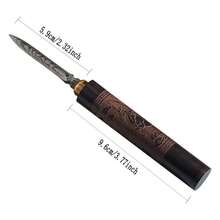 Pick Stainless Steel With Wooden Handle Puer Puerh Tea Knife Needle 1Pcs Tea Cake Pick Breaking Prying Brick Kitchen Bars Bartender Picnics Camping - Default - View 2