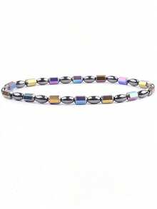 Unisex Magnetic Therapy Ankle Bracelet, Dual-Use Slimming Wrist Band, Ergonomic Design For Blood Circulation & Joint Pain Relief - Multicolor - View 8