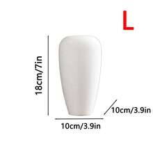 北歐風格現代極簡創意陶瓷花瓶藝術品,適用於客廳電視櫃家庭裝飾插花 - 白色 - 查看 8