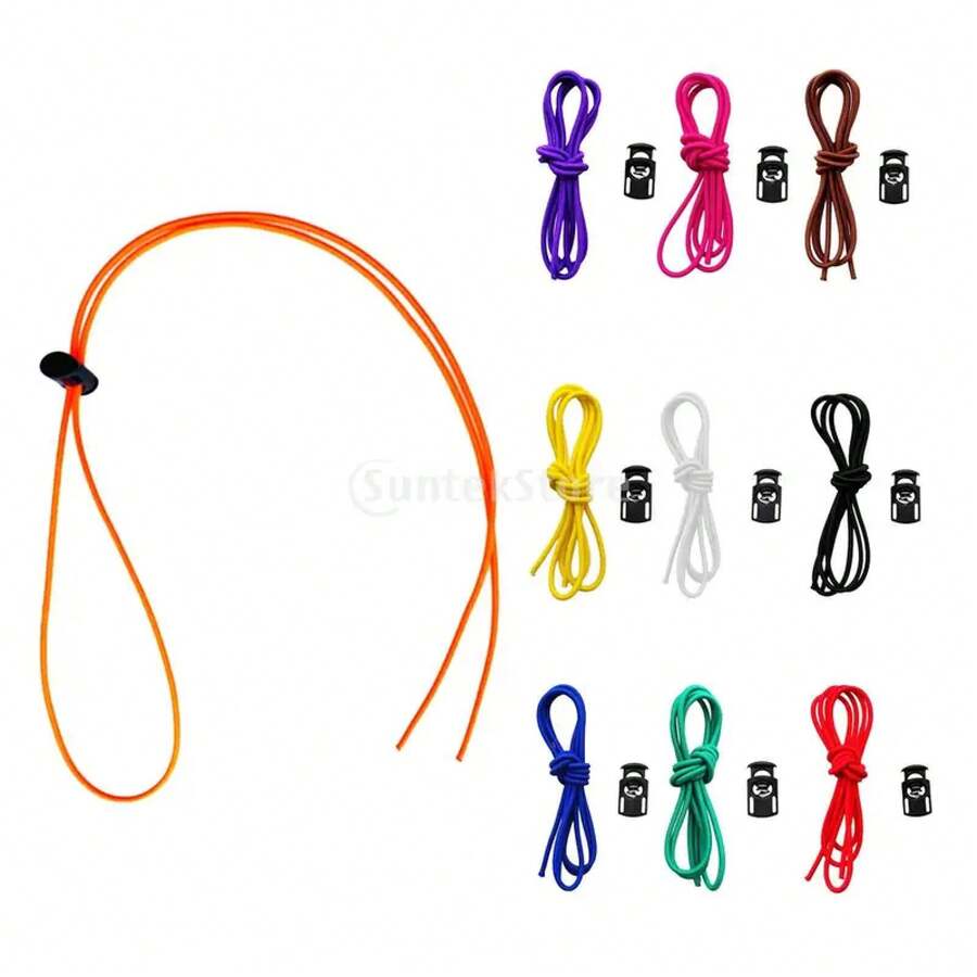 Gafas de natación de goma elástica de 45 ", gafas de natación, gafas/máscara de buceo, correa, cordón, accesorios de repuesto, elija el color - Negro - Ver 1