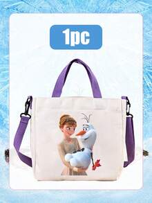 Disney 冰雪奇缘帆布手提袋，充满怀旧气息的粉丝斜挎包，铁杆粉丝的理想之选及送礼佳品。这款精心设计的帆布手提袋，印有所有你最爱的冰雪奇缘系列电影角色，从全员合影到雪宝和他的雪宝朋友们，应有尽有，完美展现你对这部经典动画的热爱。 - Bag - 查看 7