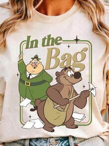 Fort WildernessS1 HumpH1Rey The Bear And Ranger Woodlore In The Bag S1Hirt, Family Theme Park T1S1Hirt, WDW Land ReS1ort TR1ip T1EE - 白色 - 查看 1