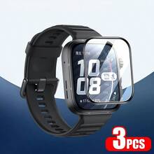 3 piezas de película protectora de pantalla completa 3D para el reloj inteligente deportivo Watch Fit 5 Pro/Fit 5 - transparente - Ver 6