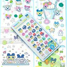 Tamagotchi 兒童 3D/DIY 浮雕寶石貼紙，可愛卡通水晶浮雕裝飾貼紙，節日禮物亮面貼紙，電腦裝飾貼紙，多功能可愛裝飾貼紙（部分款式可能存在色差，隨機發貨） - 彩色 - 查看 2
