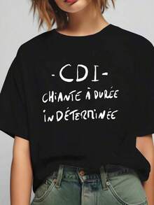Women T-Shirts - Black - View 7