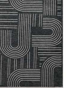 Modena Scandinavian Washable Chenille Rug With Fringes, Non-Slip Backing For Hallway, Living Room - Army Green - View 3