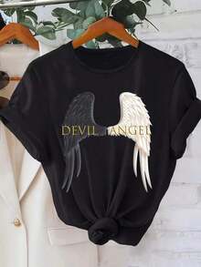 Dam-T-shirts - Vitt - Visa 7