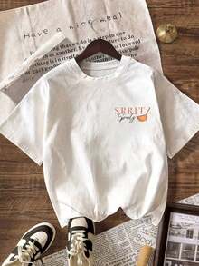 Dam-T-shirts - Svart - Visa 7