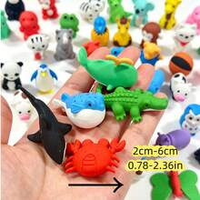 Various Mini Animal Statues, Cute Small Animal Statues, Small Statues For Home Decoration, Miniature Models, Micro Scene Shooting, Model House Accessories - Random - View 6
