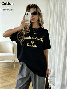 Women T-Shirts - Black - View 3