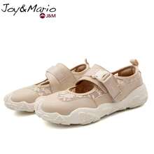 joy&mario 1 Paar Damen Y2K-Stil Nude-Rosa Spitzen Mary Jane Wanderschuhe, atmungsaktive Mesh-Sneaker mit dicker Sohle, geeignet für Outdoor-Wandern, Klettern und tägliches Tragen - J&M - Pink - Übersicht 6