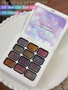 XEIJAYI 12 Colori Smalto Gel - Smalto Gel Semi-Solido Adatto Per Manicure FAI DA TE, Manicure Coreana, Smalto Gel Altamente Saturo E Brillante Per Saloni Di Bellezza - Multicolore - Visualizzare 8