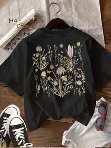 Women T-Shirts - Black - View 2