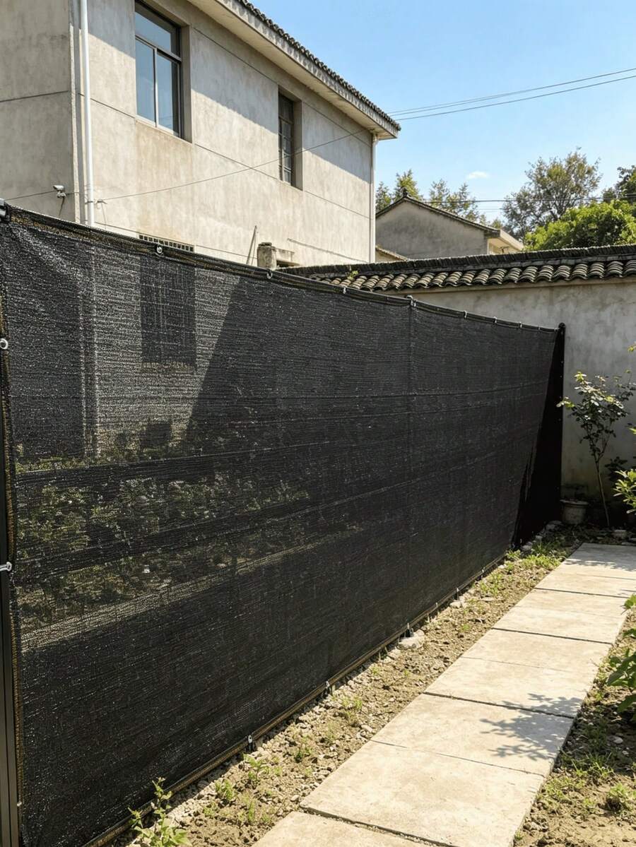 1件遮阳网，防护遮阳布，加厚加密防晒网，适用于花园、温室、露台、车棚等户外场所，透气隔热遮阳帆，边缘加固 - 遮陽網 - 查看 1