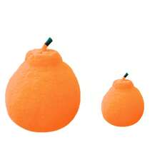 Extra Large Stress Relief Orange Toy, Slow Rebound, Soft And Squishy, TPR Soft Rubber Material, Can Be Pulled And Kneaded Freely, Resistant To Deformation And Breaking. Ugly-Cute Orange Shape, Soft And Super Stress-Relieving, Desktop Ornament, "Big Orange Brings Prosperity" Good Meaning, Suitable For Gifts Or Personal Use! - Multicolor - View 6