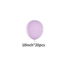 20/110个蓝色粉色紫色乳胶气球套装，多色派对气球，适用于生日、婚礼、性别揭晓派对、新娘送礼会、周年纪念、订婚、新年、舞会背景装饰 - 多色 - 查看 7