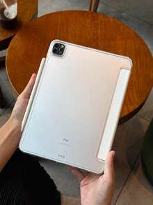 1 chiếc [Không kèm giá đỡ Apple Pencil] Ốp siêu mỏng tương thích với iPad (A16) thế hệ thứ 11 11 inch 2025, ốp thế hệ thứ 10 10.9 inch 2022 - Vỏ bảo vệ đa góc bao gồm giá đỡ dọc, giá đỡ mỏng, vỏ cứng PC, chức năng tự động bật/tắt màn hình. - trắng - Xem 3