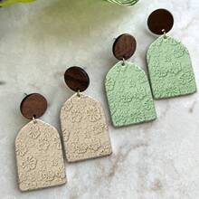 1pc Polymer Clay Texture Roller, Polymer Clay Earring Making Roller - Perfect For Creating Polymer Clay Textured Plates - GL119 - View 5