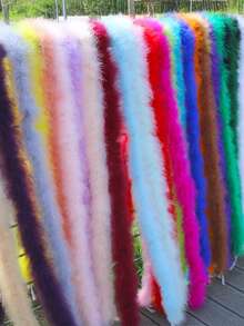 1pc Faux Feather Party Accessory Suitable For Holiday Party Occasions - A - View 6