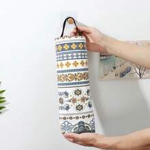 33 Styles Grocery Bag Holder Plastic Bag Dispenser Storage Pouch Garbage Bag- Organizer Home Kitchen Daily Tools Accessories - Màu đen - 10x47cm - Xem 2