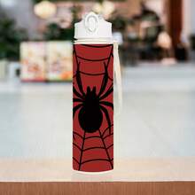 1个750毫升/26盎司3D打印蜘蛛图案运动水壶，带吸管，蜘蛛设计酷炫时尚，5种颜色可选，配有提手方便携带，小巧耐用轻便，适合户外、旅行、露营、学校、办公室等场合，是节日和生日的绝佳礼物。 - 彩色 - 查看 7